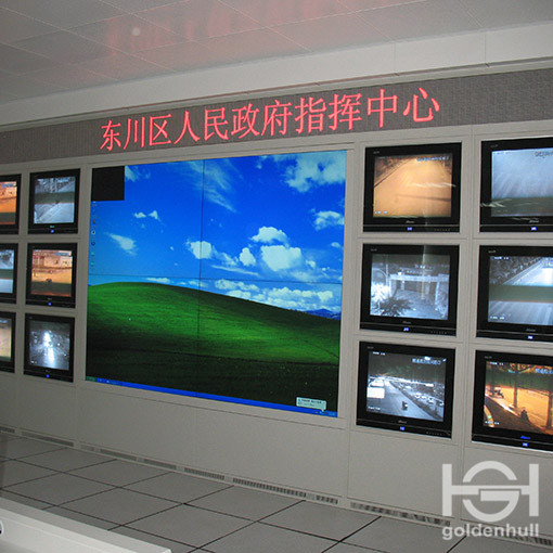 政府金融-东川区政府柜式电视墙